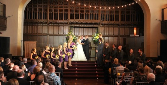 Wedding ceremony The Bluestone - Columbus Ohio