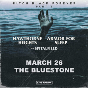 Hawthorne Heights & Armor For Sleep March 26, 2023 @ The Bluestone