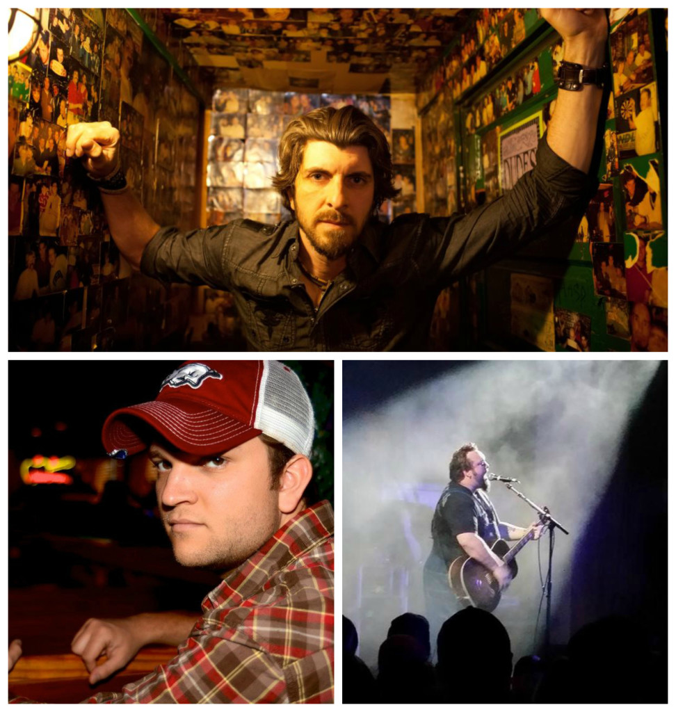 (Clockwise from top): Brian Davis, Cliff Cody, David Adam Byrnes