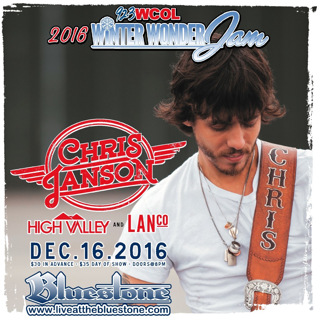 Chris Janson The Bluestone - Columbus Ohio