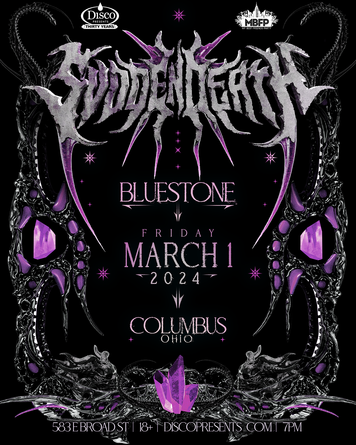 SVDDEN DEATH March 1, 2024 The Bluestone